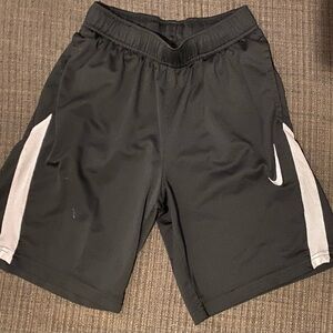 Nike Kids Black and White Shorts